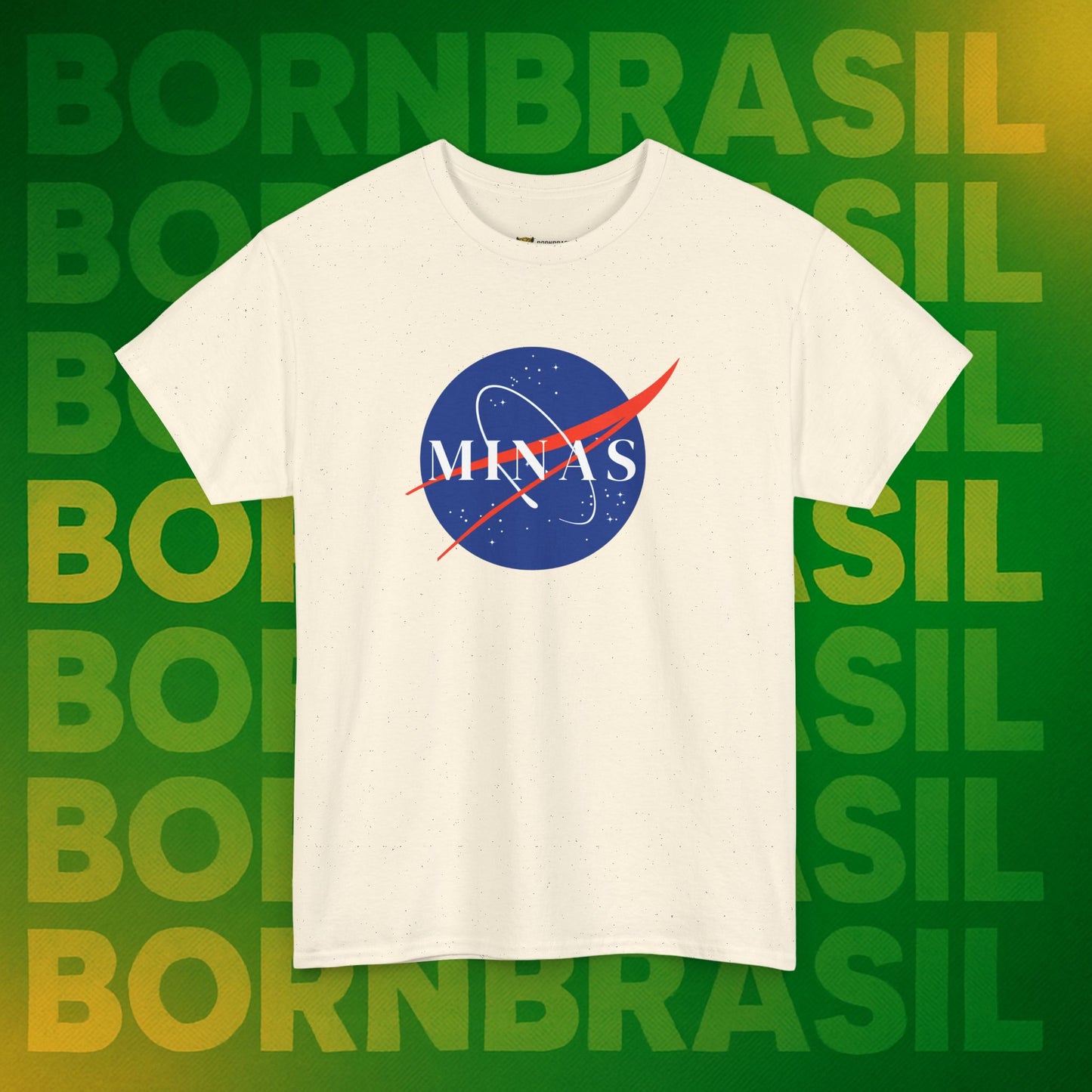 Camiseta Feminina  Minas NASA Parody - Orgulho Mineiro Streetwear