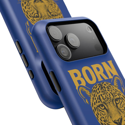Capinha iPhone Impact-Resistant “Born Brasil Onça” – Proteção Premium do 11 ao 17 Pro Max | BornBrasil