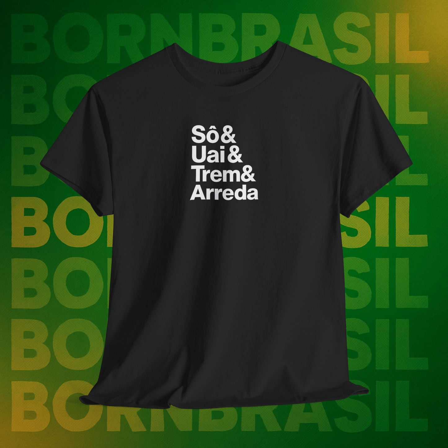 Camiseta Sô & Uai & Trem & Arreda Feminina – Cultura Mineira BornBrasil