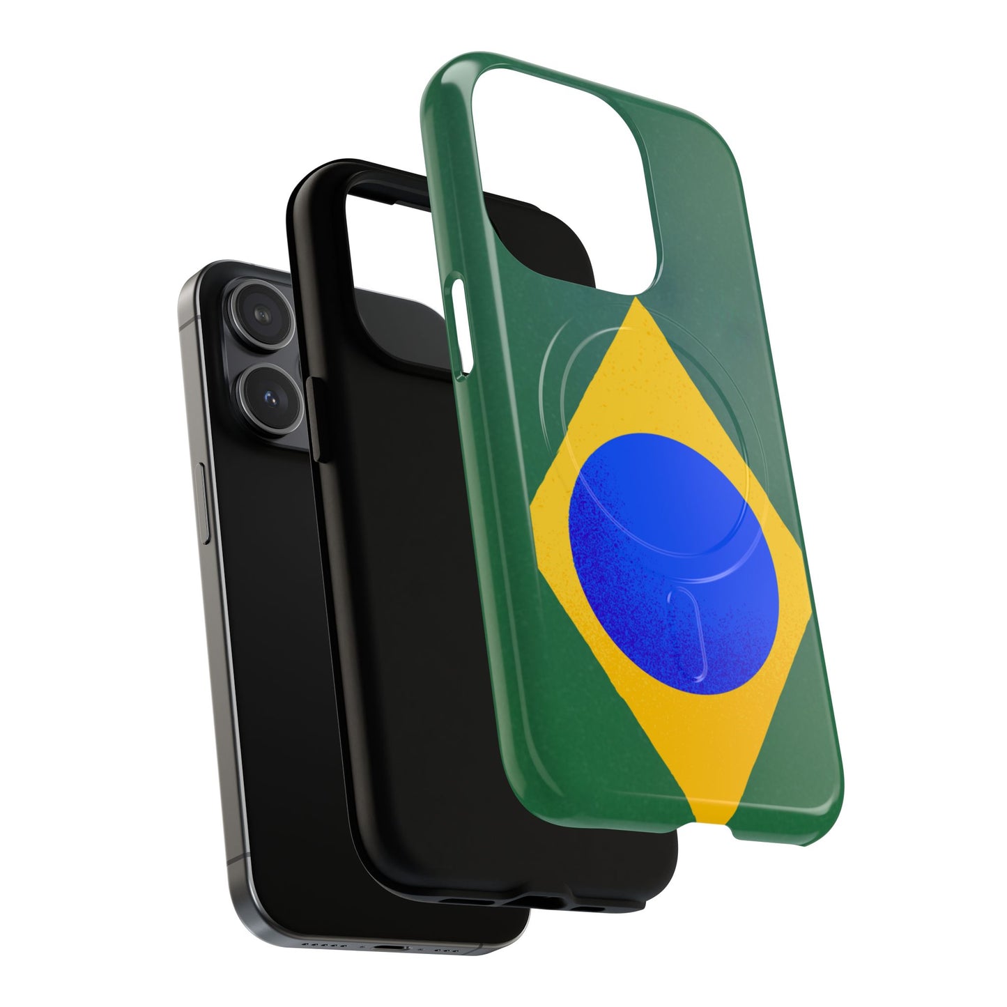 Capa MagSafe iPhone "Bandeira Minimalista" - Case Magnética Premium (iPhone 13 ao 17 Pro Max)