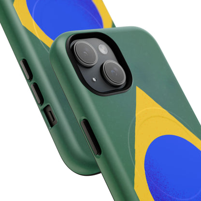 Capa MagSafe iPhone "Bandeira Minimalista" - Case Magnética Premium (iPhone 13 ao 17 Pro Max)