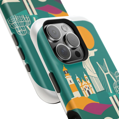 iphone e samsung com imã