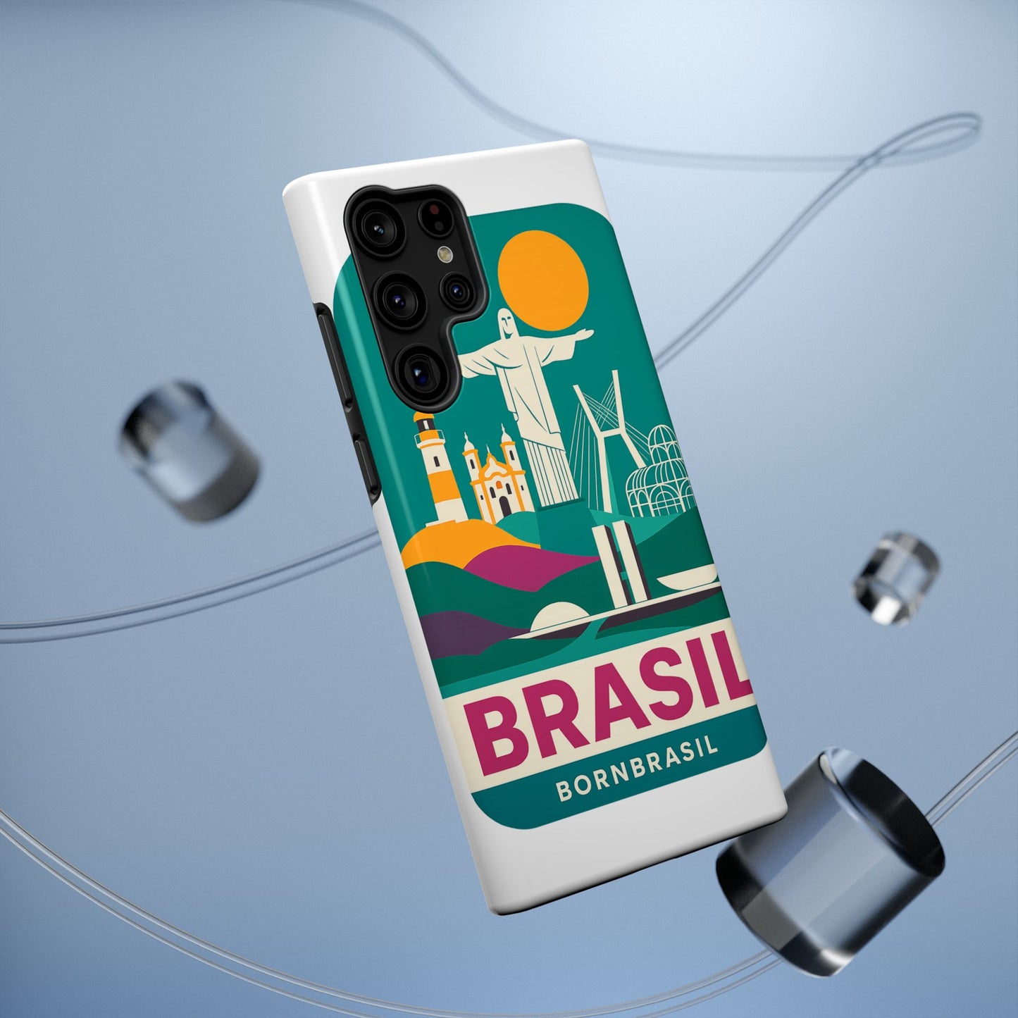 iphone e samsung com imã