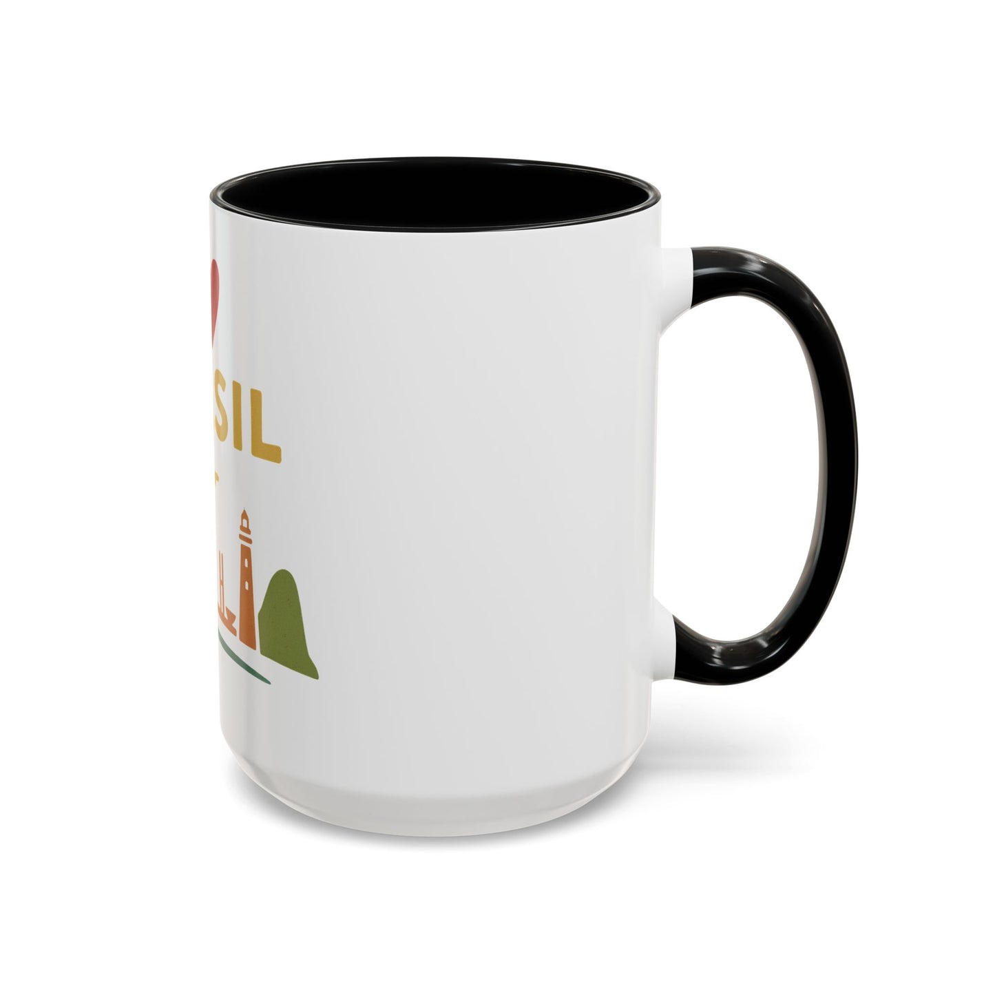 Copy of I  Brasil Accent Coffee Mug - Perfect Gift for Travel Lovers, Home Decor, Coffee Enthusiasts, Brazil Souvenir, Daily Use Mug