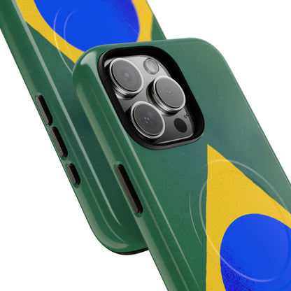 Capa MagSafe iPhone "Bandeira Minimalista" - Case Magnética Premium (iPhone 13 ao 17 Pro Max)