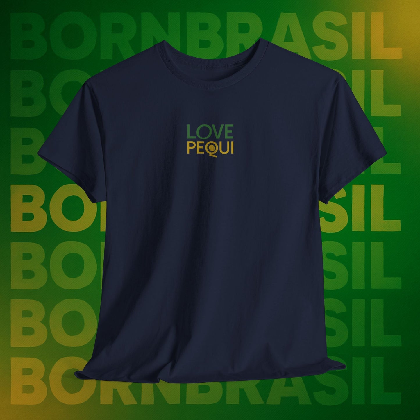 Camiseta Love Pequi – Minimalista Premium BornBrasil