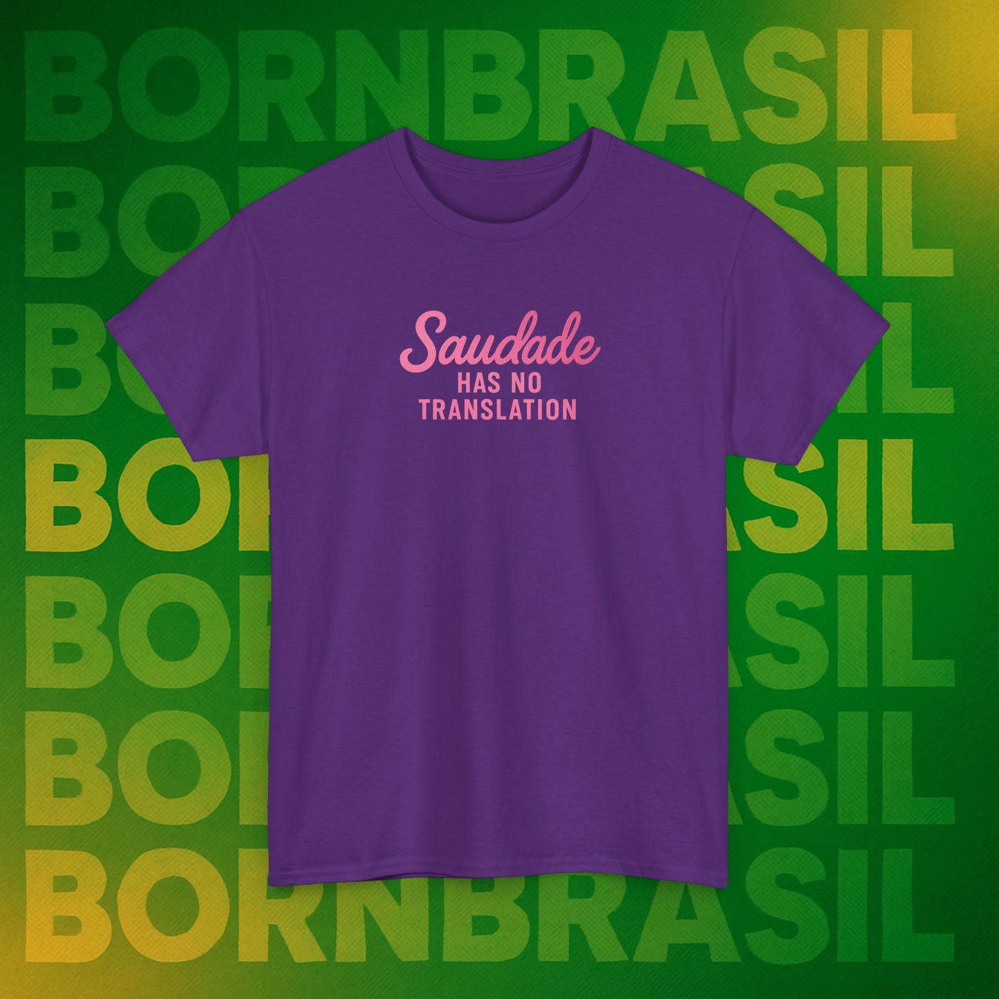 Camiseta Saudade Has No Translation – Moda Brasileira Feminina