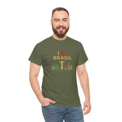 Camiseta I Love Brasil –  BornBrasil