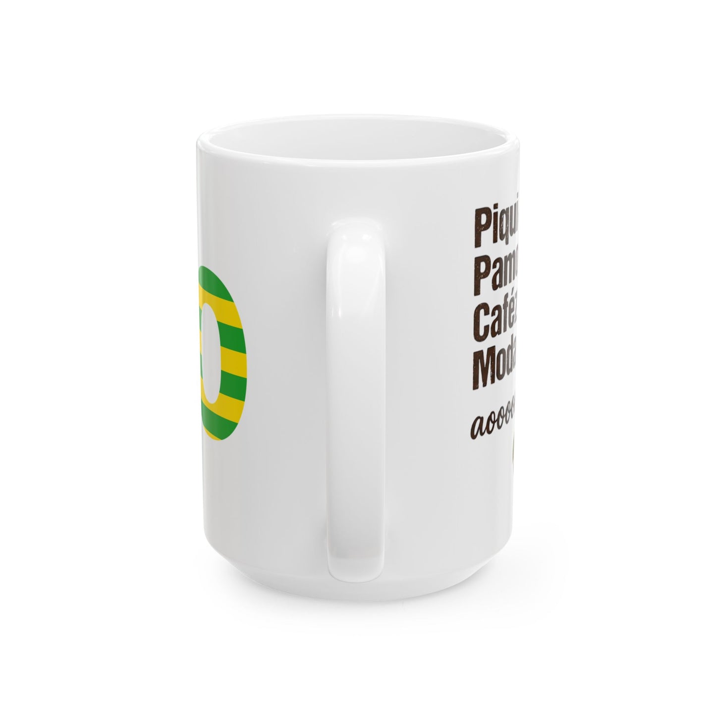 Caneca de Cerâmica "Alma Goiana" – Piqui, Viola & Cafézin