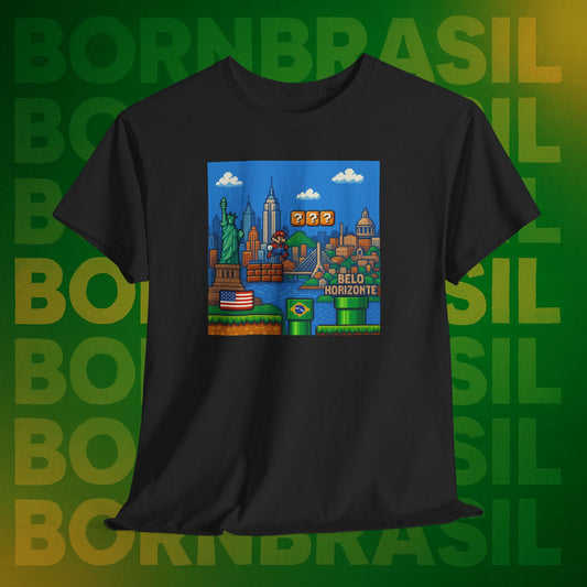 Camiseta De Volta Pro Brasil – Nostalgia Gamer BornBrasil
