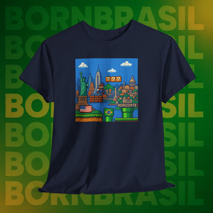 Camiseta De Volta Pro Brasil – Nostalgia Gamer BornBrasil