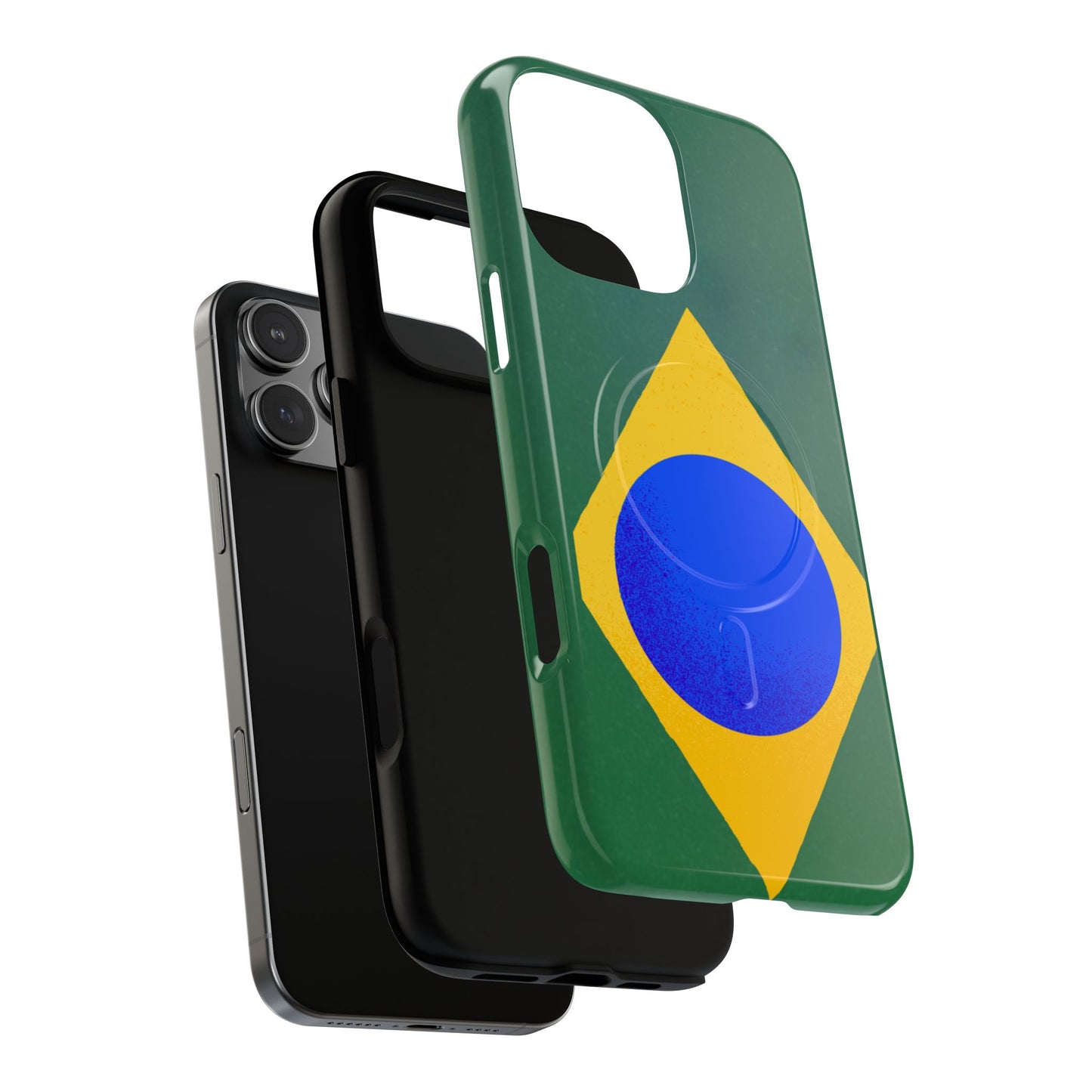 Capa MagSafe iPhone "Bandeira Minimalista" - Case Magnética Premium (iPhone 13 ao 17 Pro Max)
