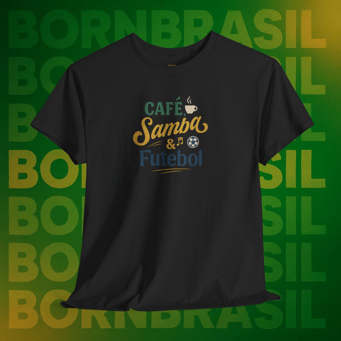 Camiseta Born in Brazil – Orgulho Nacional BornBrasil